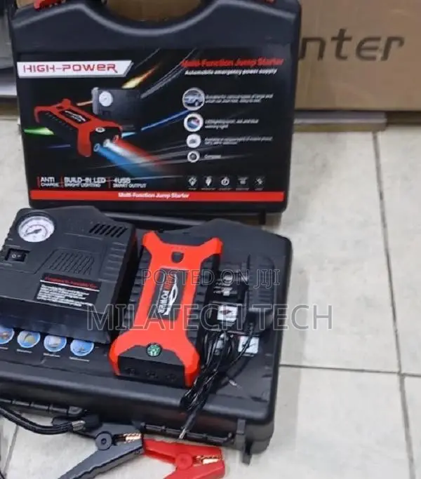 Heavy Duty Car Jump Starter 12V Emergency Battery Booster