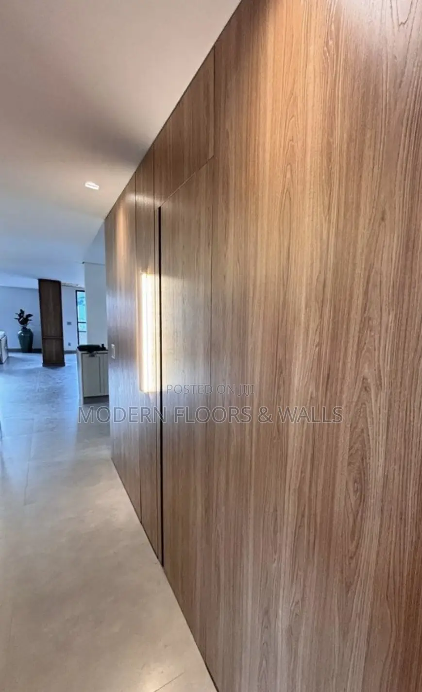 Warm Wood SPC Wall Panel