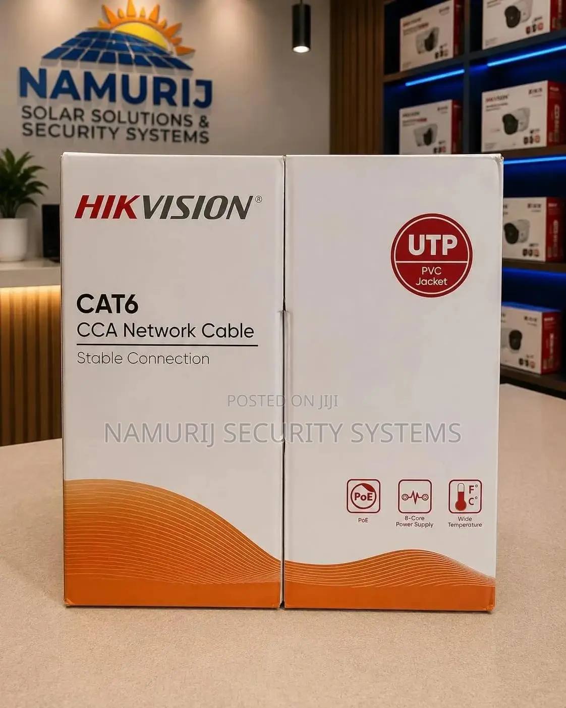 Hikvision CAT6 CCA Network Cable | UTP LAN Cable | CCTV Networking
