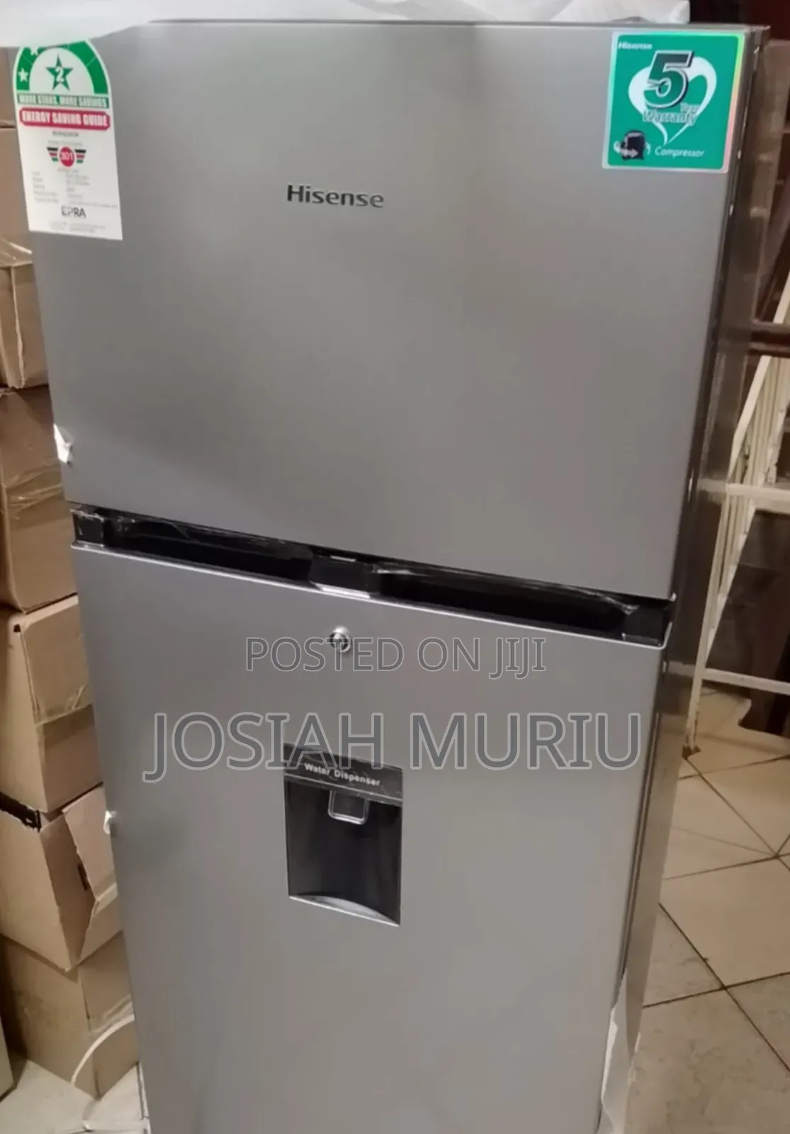 Hisense 205 Liters Refrigerator With Water Dispenser