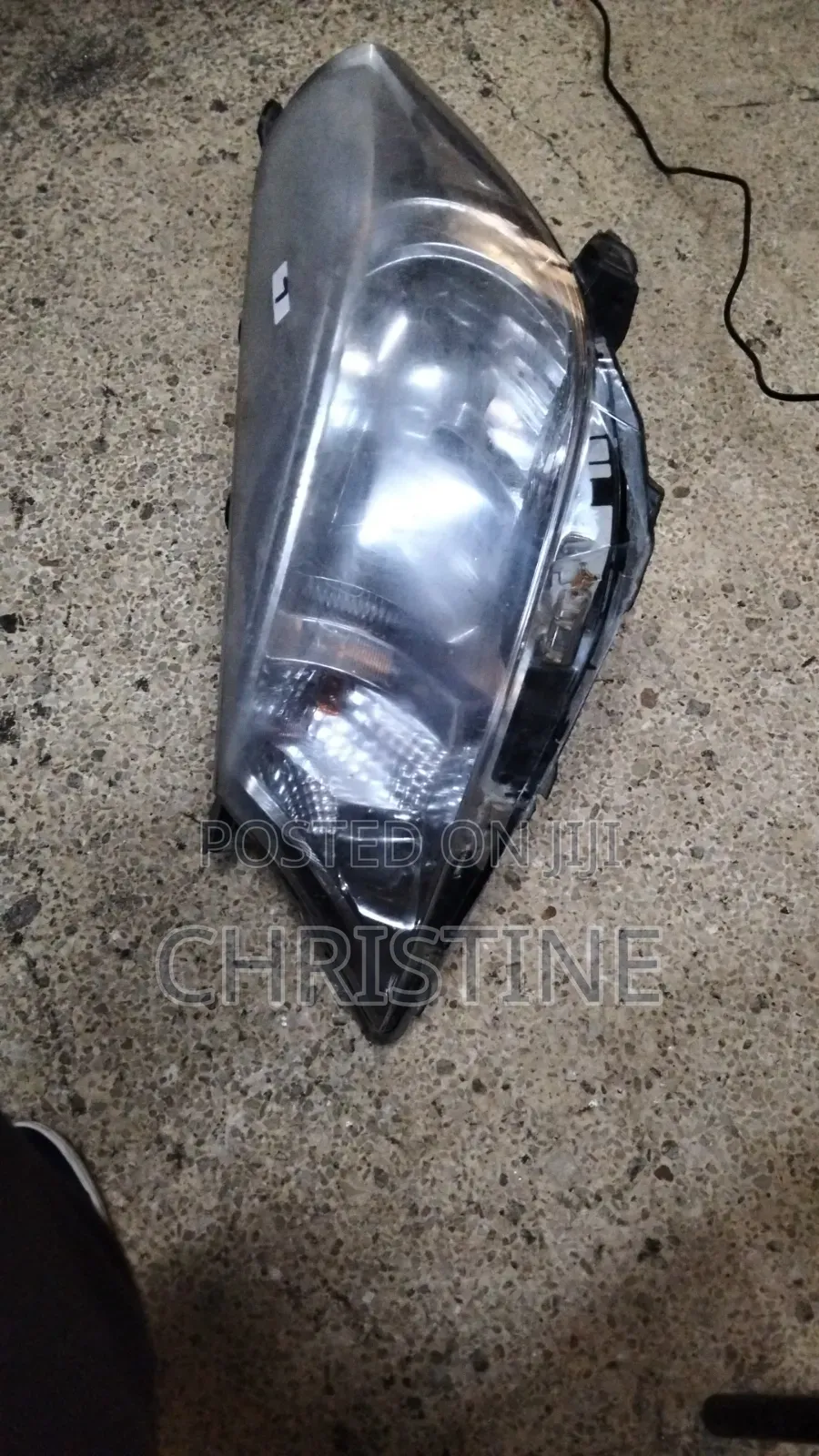 Toyota Vitz Jewela Headlight Left With Sunburn