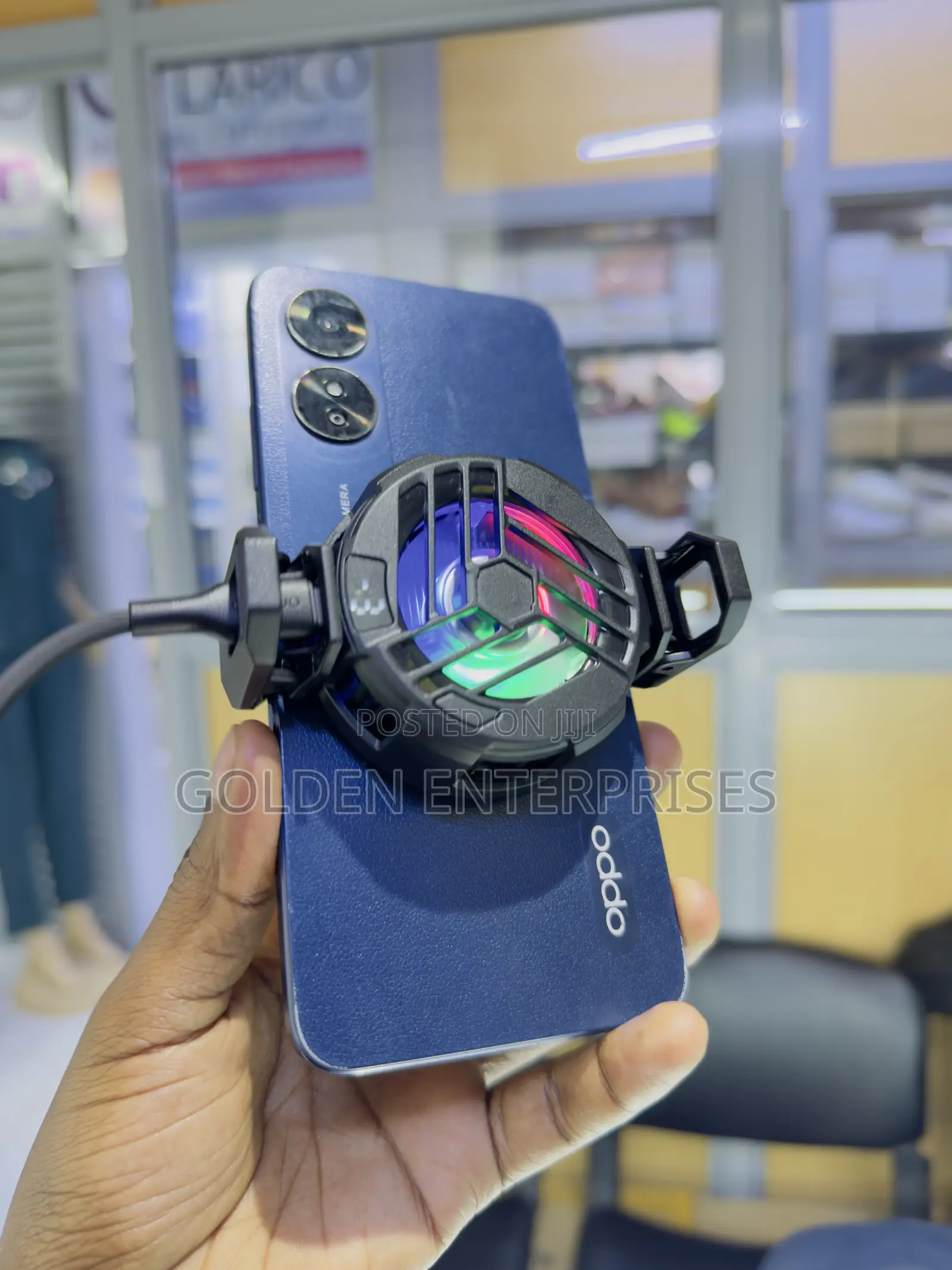 RGB Mobile Radiator Cooler – Prevents Overheating During Gaming
