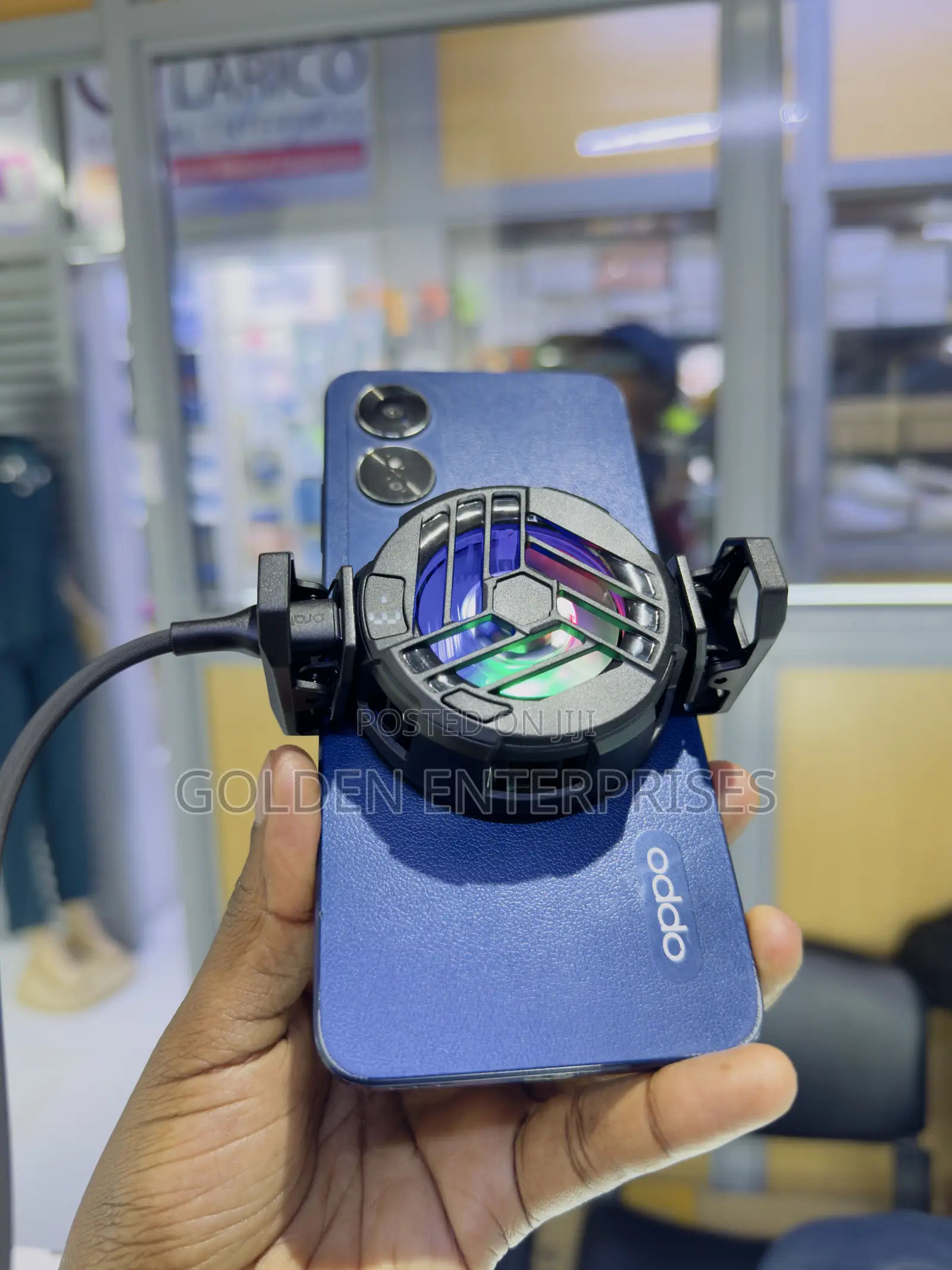 RGB Mobile Radiator Cooler – Prevents Overheating During Gaming