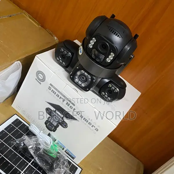 Full HD 4G Solar Security Camera With 3-Lens 360° Outdoor Monitoring