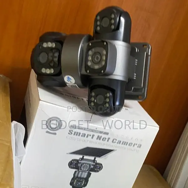 360° 4G Solar CCTV Surveillance Camera With Three Full HD Lenses