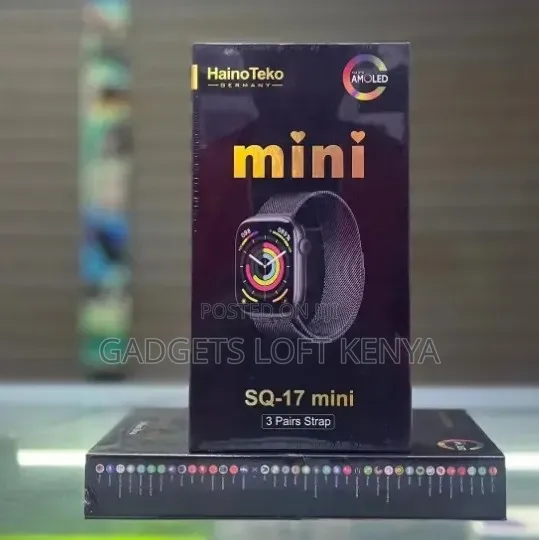 Hainoteko SQ-17 Mini Smartwatch With 3 Straps