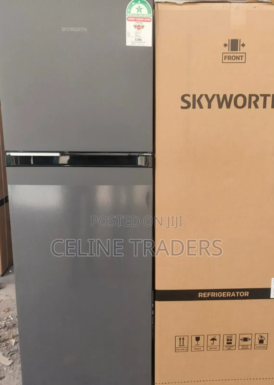 Skyworth 280l Double Door Refrigerator