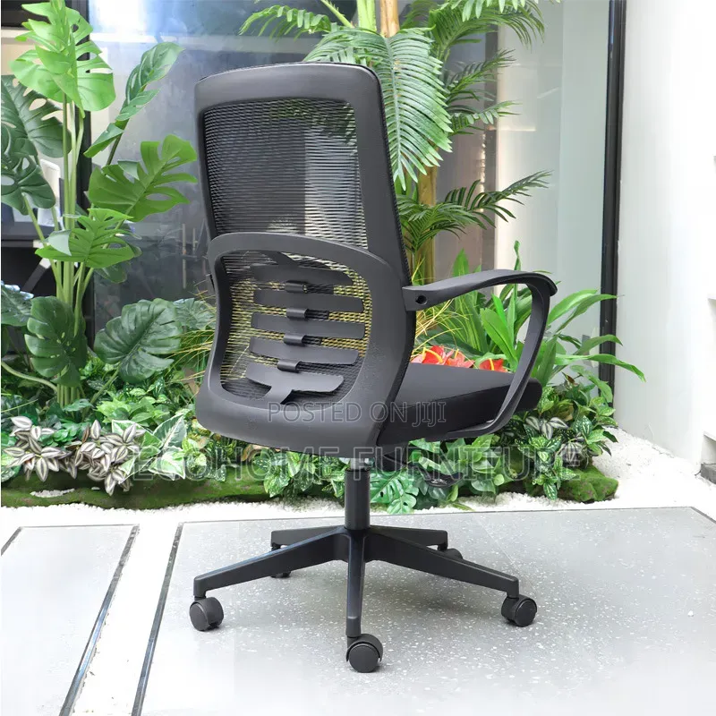 Office Chair: Mid-Back Ergonomic Chair