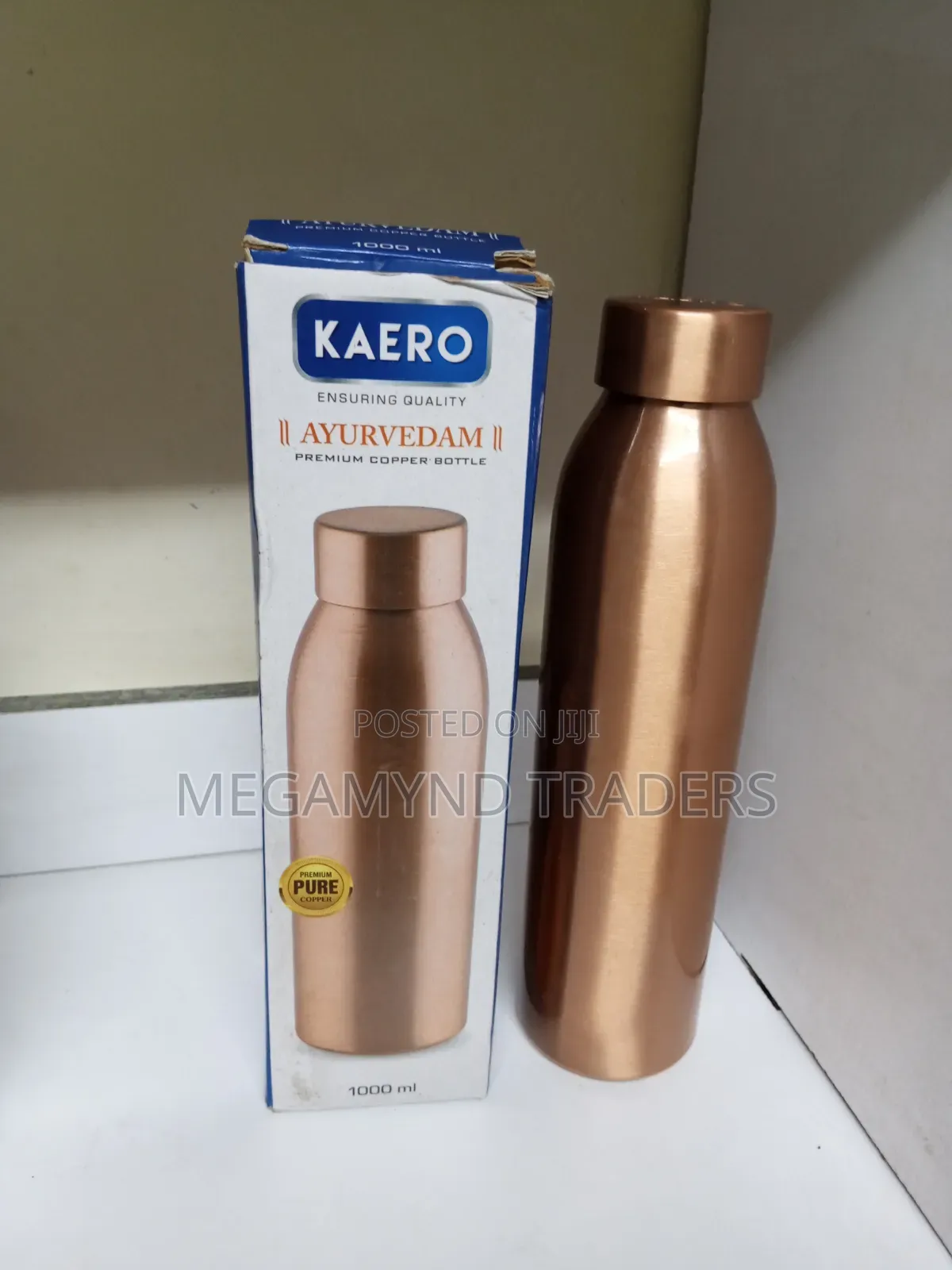 1LTR Copper Bottle / Pure Copper Bottle