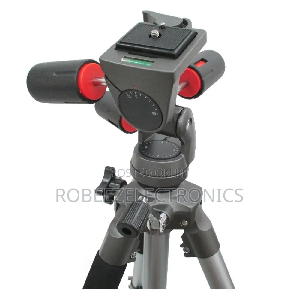 Weifeng WF-6307A Camera Tripod Stand With 3-Way Video Fluid Head
