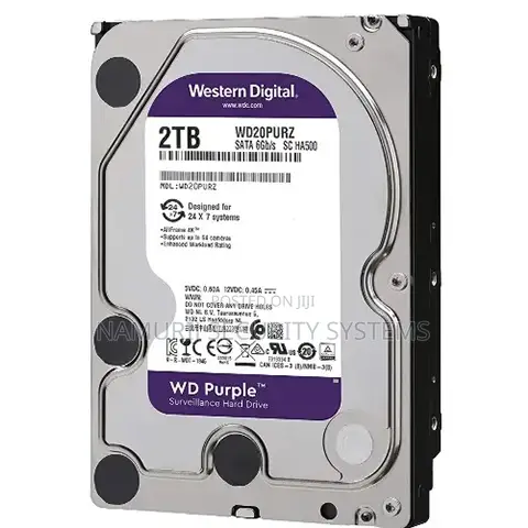 2TB Western Digital Surveillance Internal Hard Drive