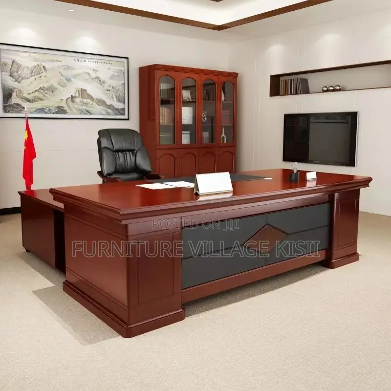 Office Desk: 1600mm L-Shaped Office Desk