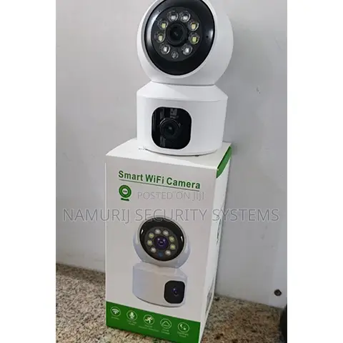 Dual Lens 4MP Wireless Wifi CCTV Indoor Camera Two Way Audio
