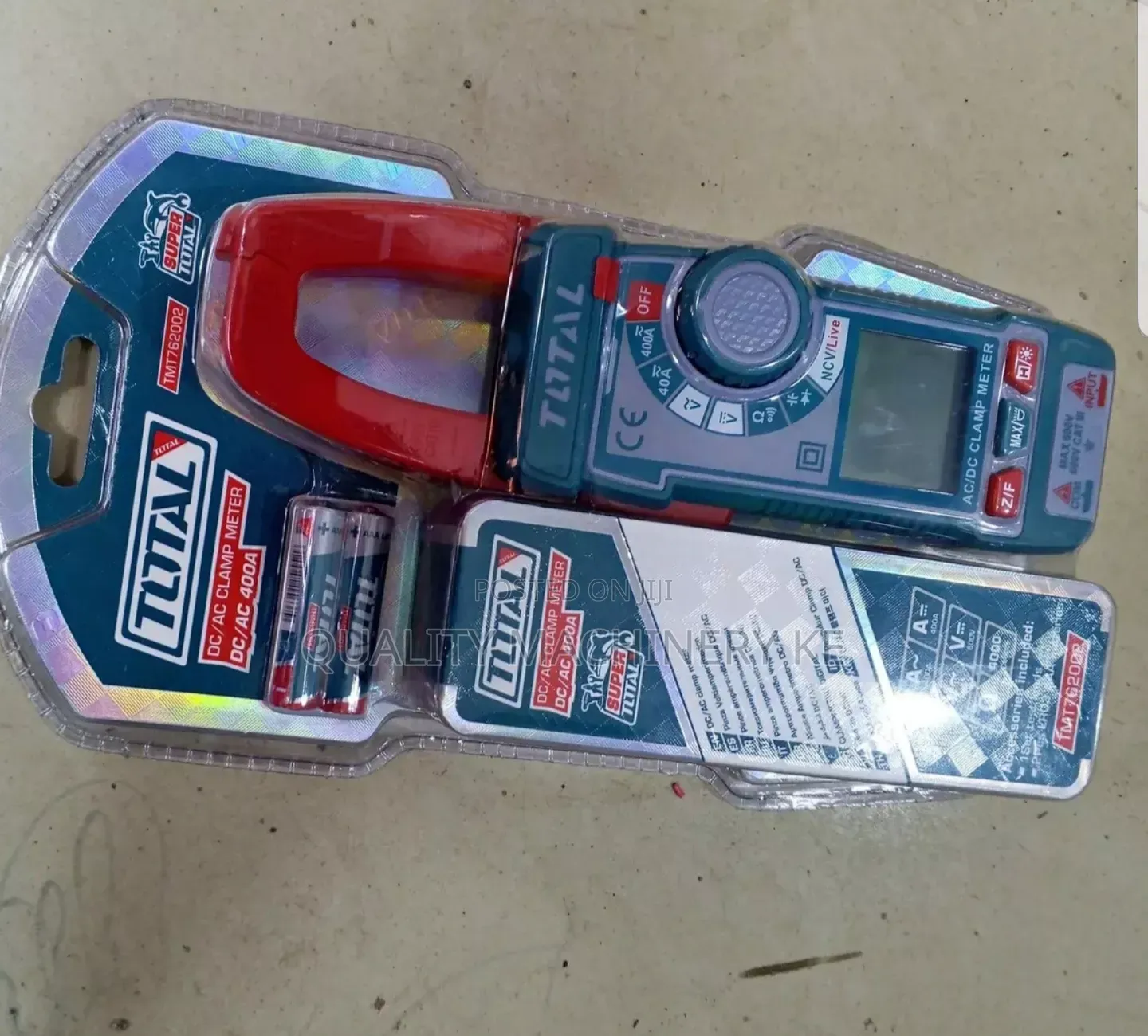 Long Lasting Total AC/DC Total Clamp Meter 400A