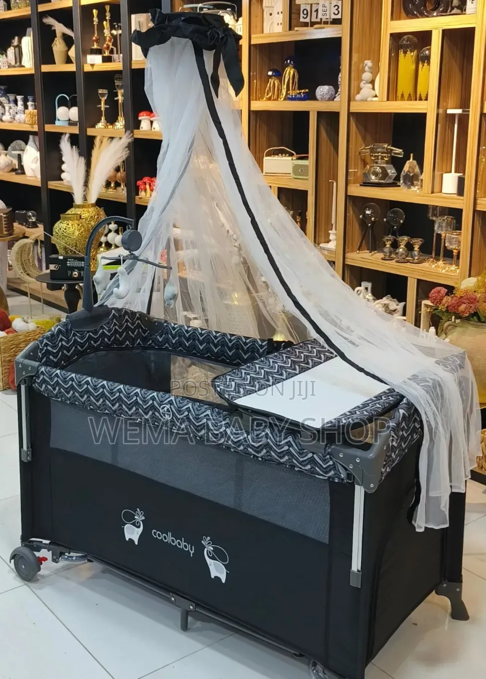 Foldable/Portable Baby Co-Sleeper/Playpen With Rocking System
