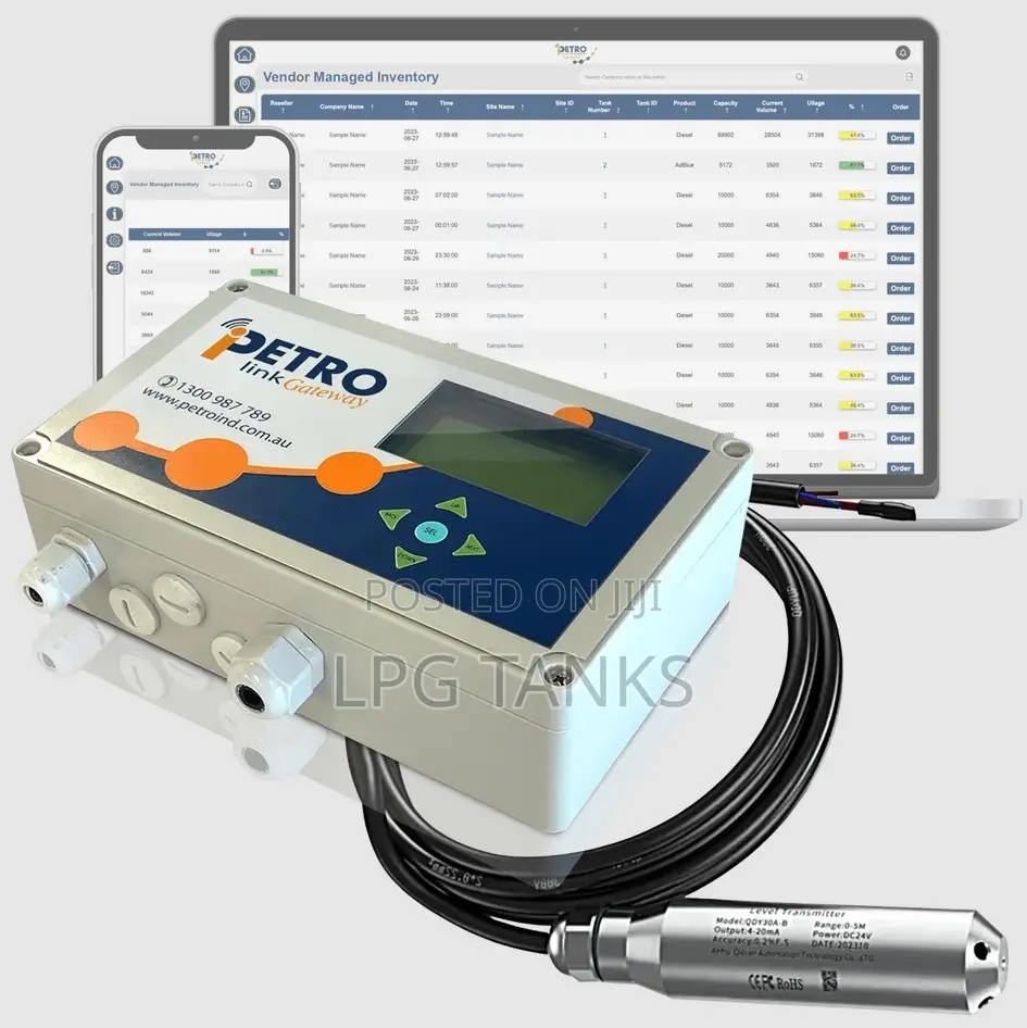 Petrol Station Fuel Level Monitoring App
