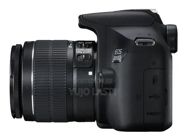 Canon Eos 2000d DSLR 24.1mp Camera With Ef-S 18-55mm F/