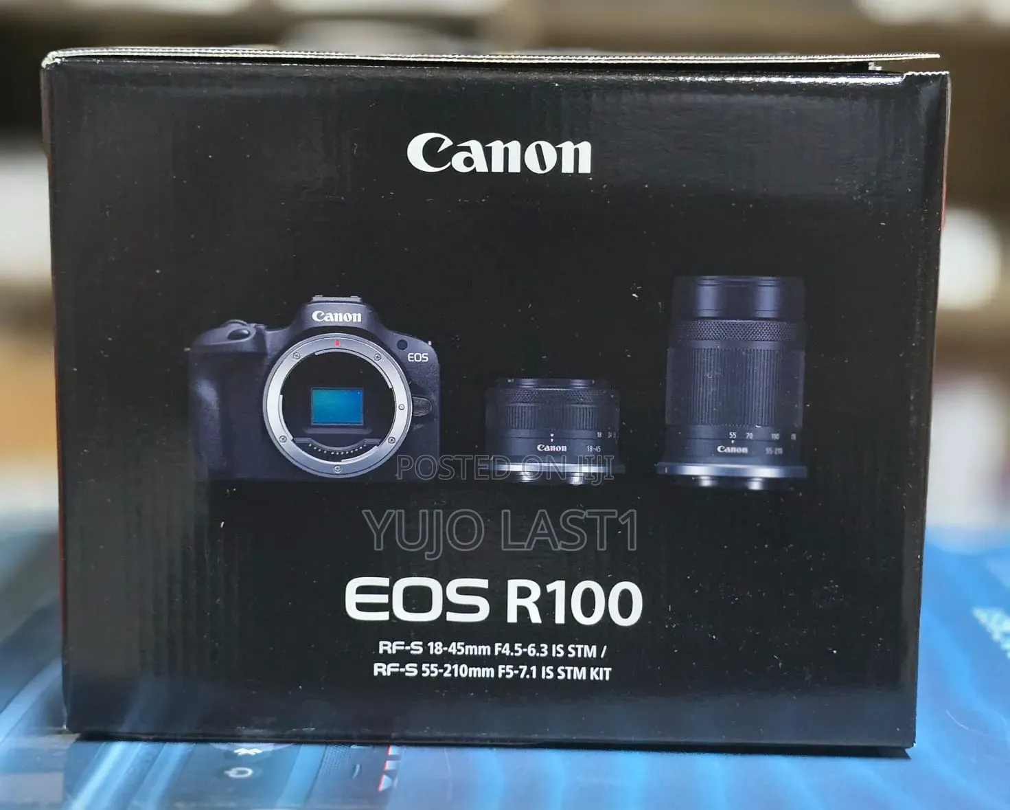Canon Eos R100 Rf-S 18-45mm + 55-210mm (Dual) Kit