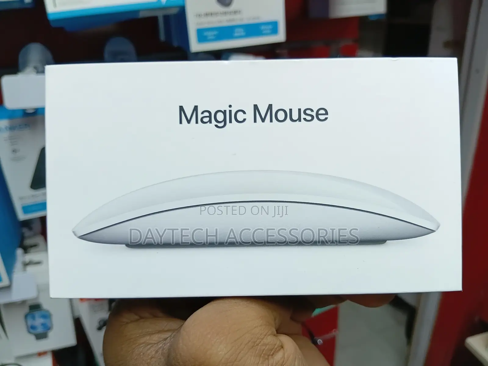 Apple Magic Mouse With USB-C Charging Port and Multi-Touch Surface.
