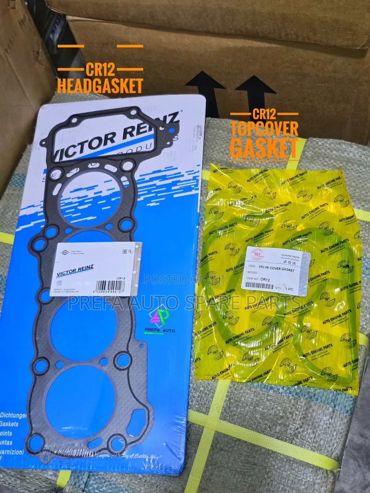 Head Gasket Nissan Cr12, Top Cover Cr12 Nissan Note