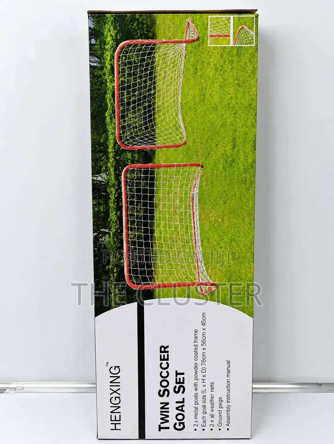 Twin Soccer Goal Post. Pair.