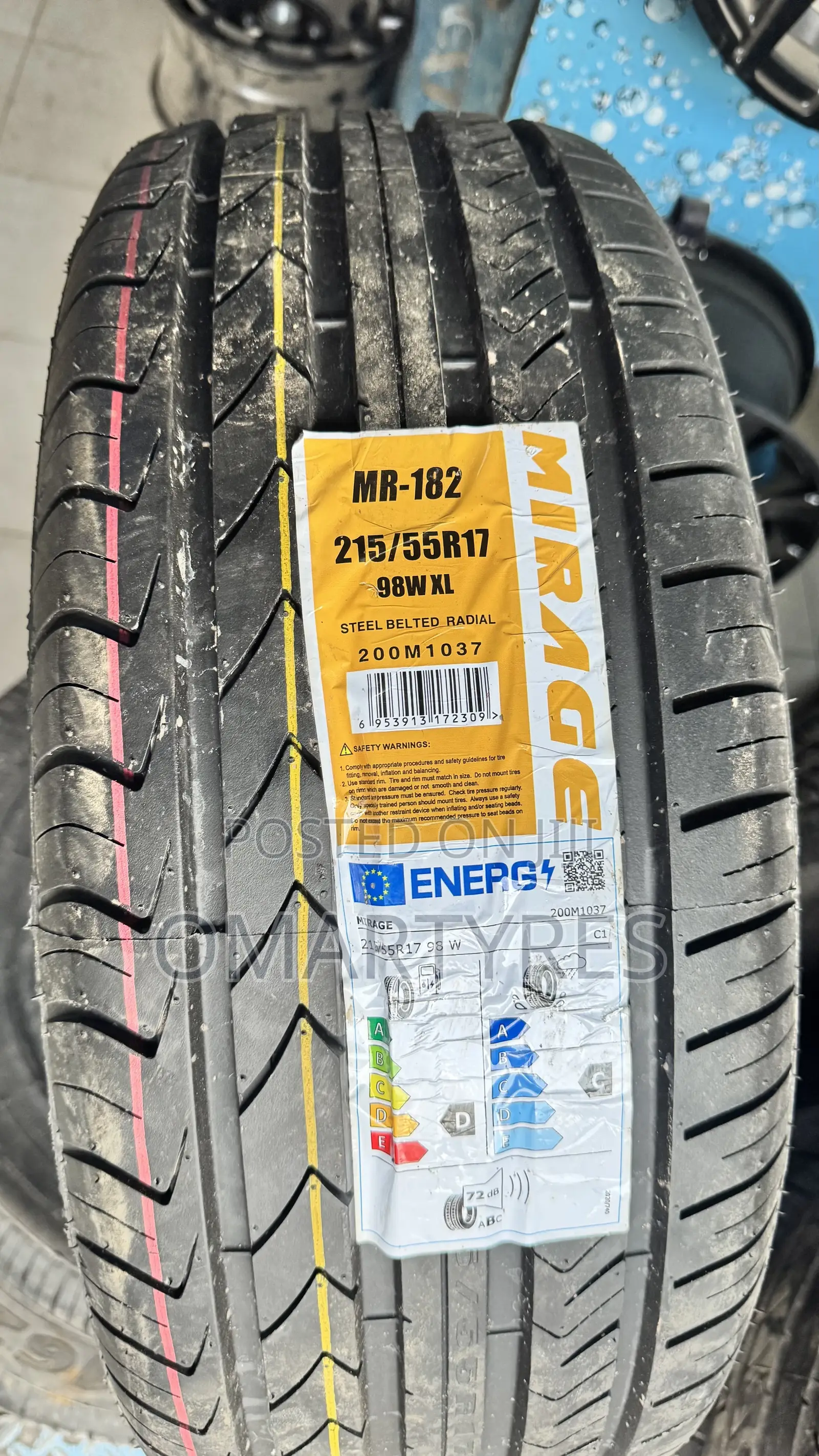 215/55r17 Mirage Tyre