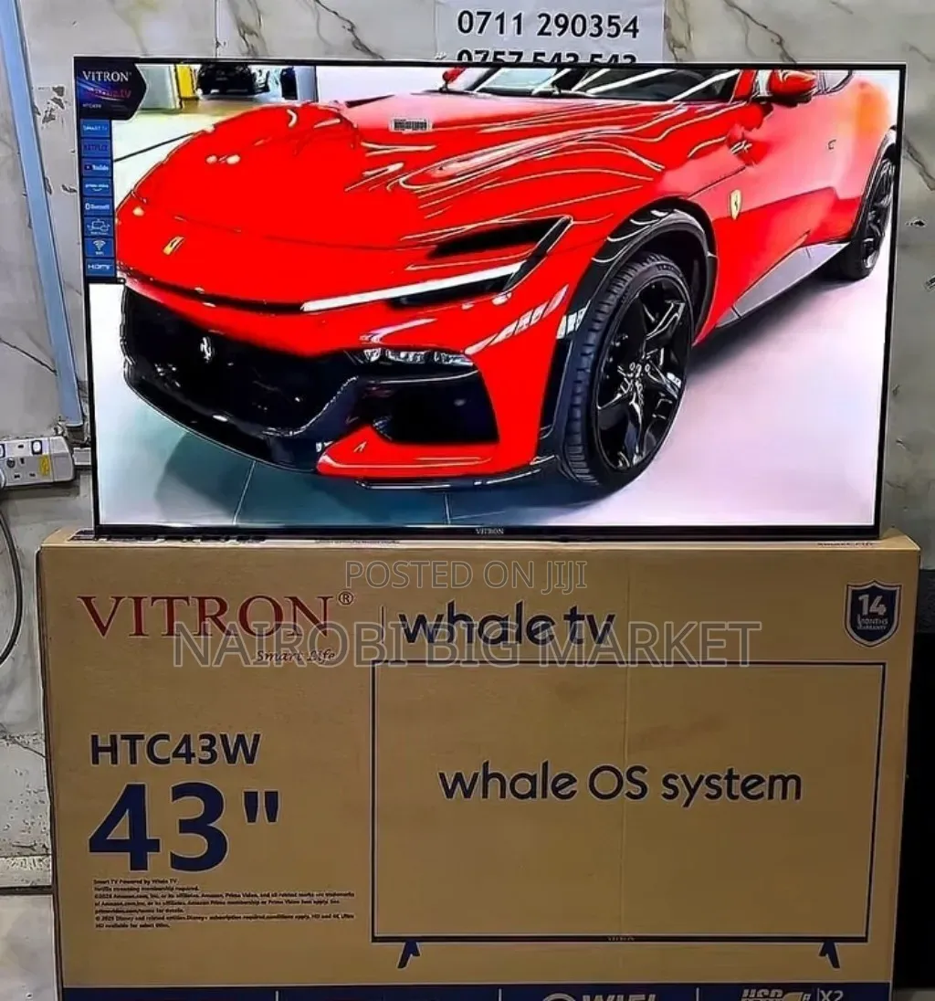 Frameless Vitron Whale 43 Inch Full Hd