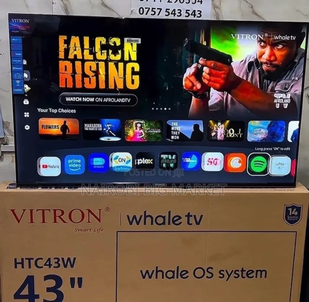 14 Months Warranty 43 Inch Whale Os System TV