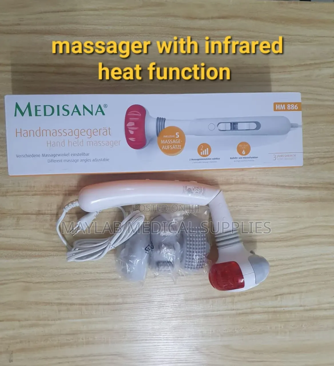 Massager With Infrared Heat Function – Electric Body Back Massager