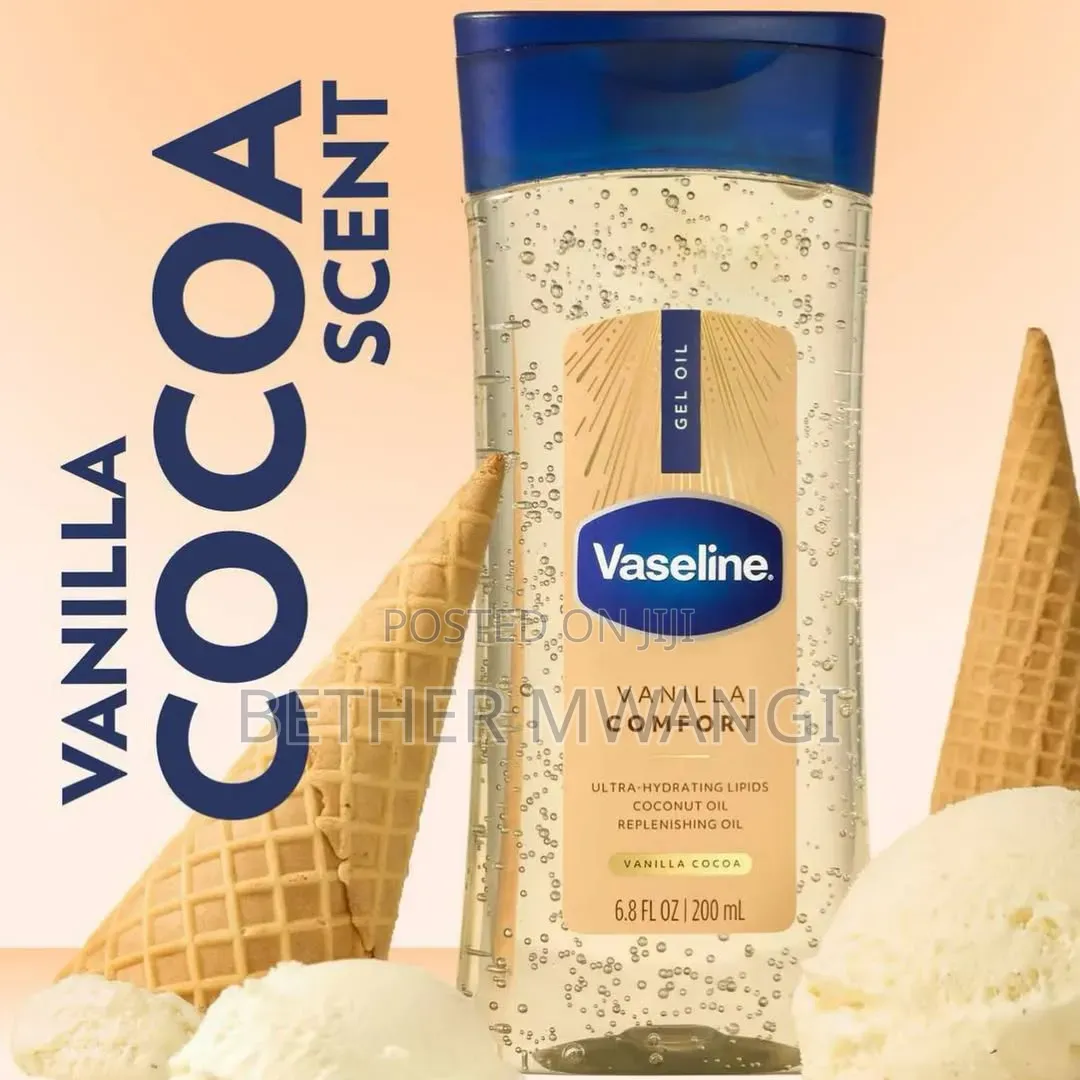 Vaseline Comfort Moisturizing Gel Body Oil Vanilla