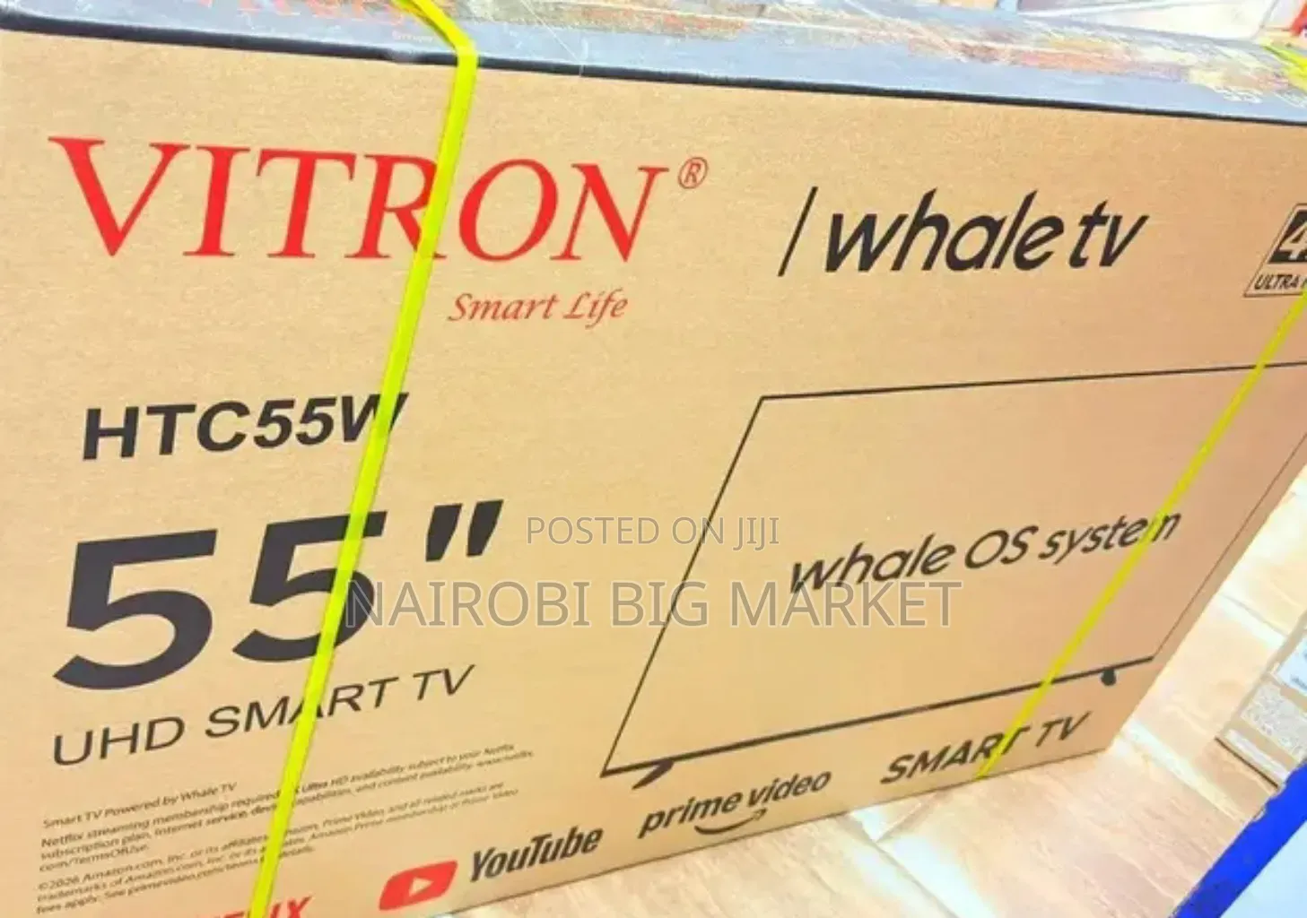 Frameless Vitron 55 Inches Whale TV