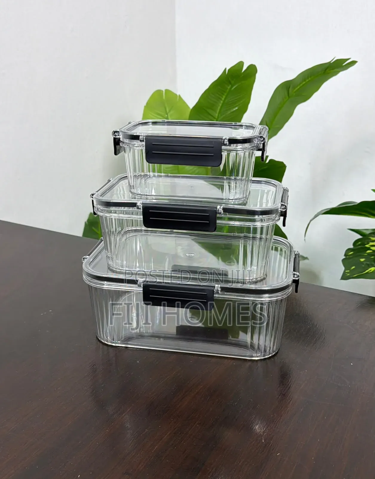 Acrylic Airtight Storage Containers Set | 3 Sizes