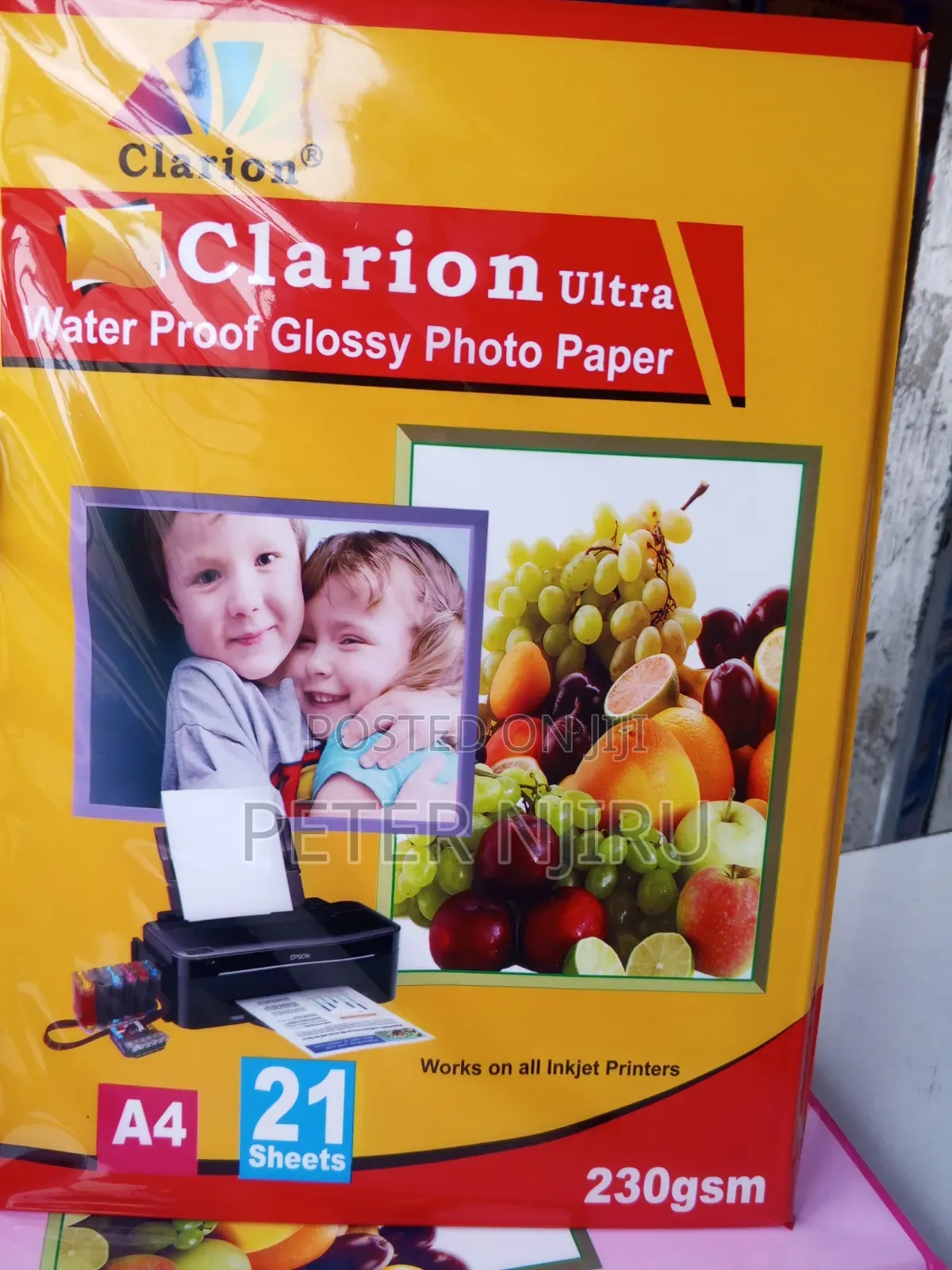 A4 Water Proof Glossy Photo Paper