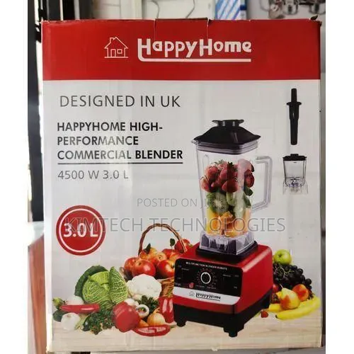 3.0 LTRS 4500watts Happy Home Commercial Blender