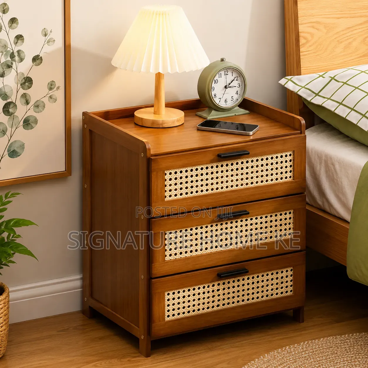 3-Drawer Bedside Cabinet