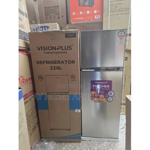 220litres Double Door Vision Refrigerator