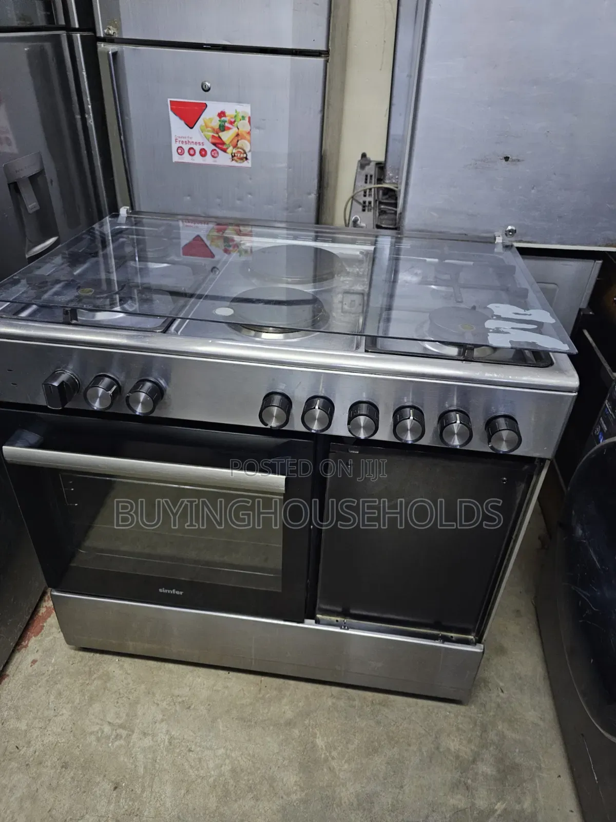 Simfer 60x90 Stainless Cooker 4gas+2electric