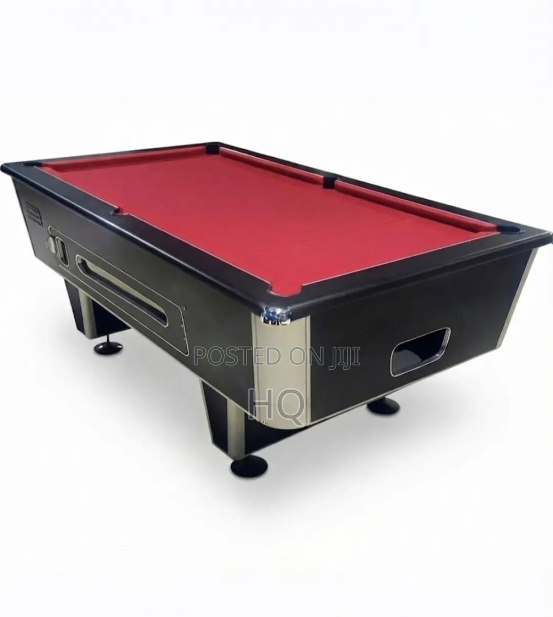 New Pool Table in Shop With Self Lock Door Brush