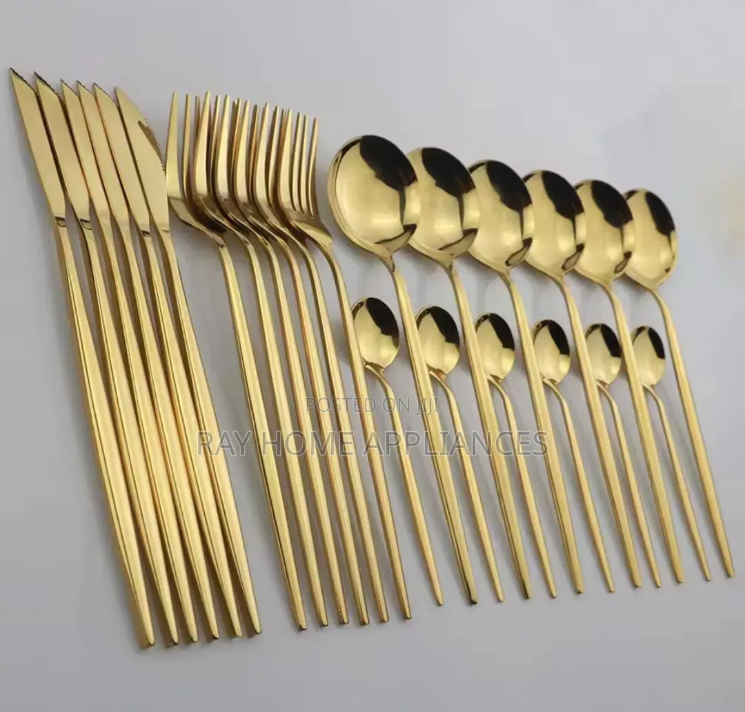 24pieces Luxury Cutlery Set Stainless Steel