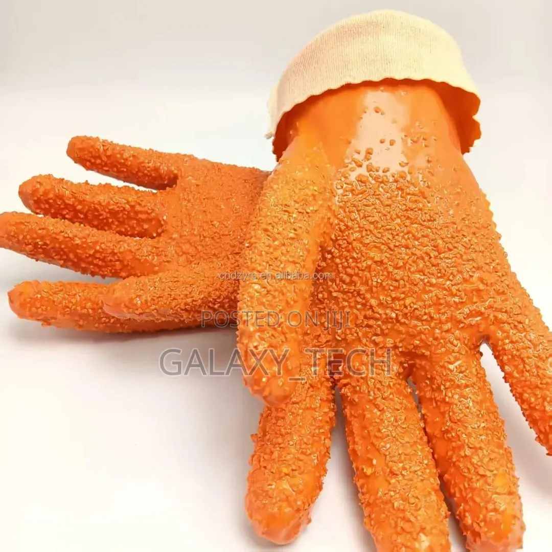 Hard Silicone Latex Studded Gloves