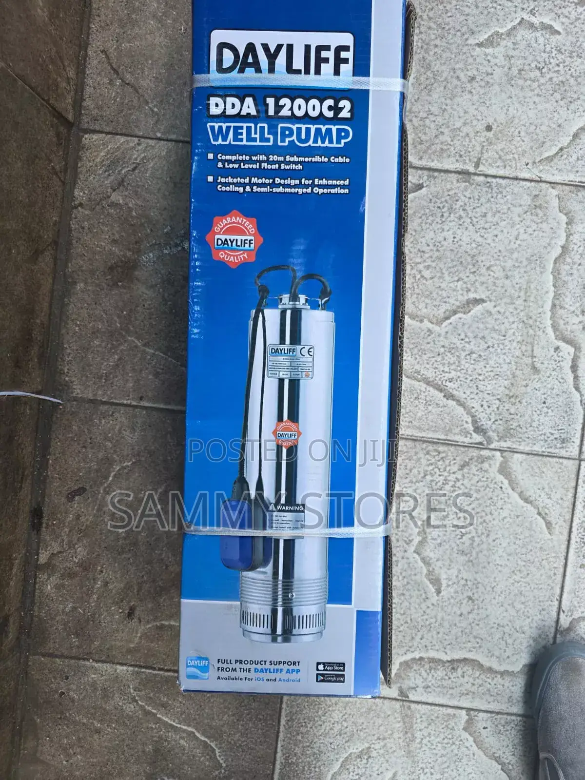 Dayliff DDA 1200C2 Well Pump With 20m Cable
