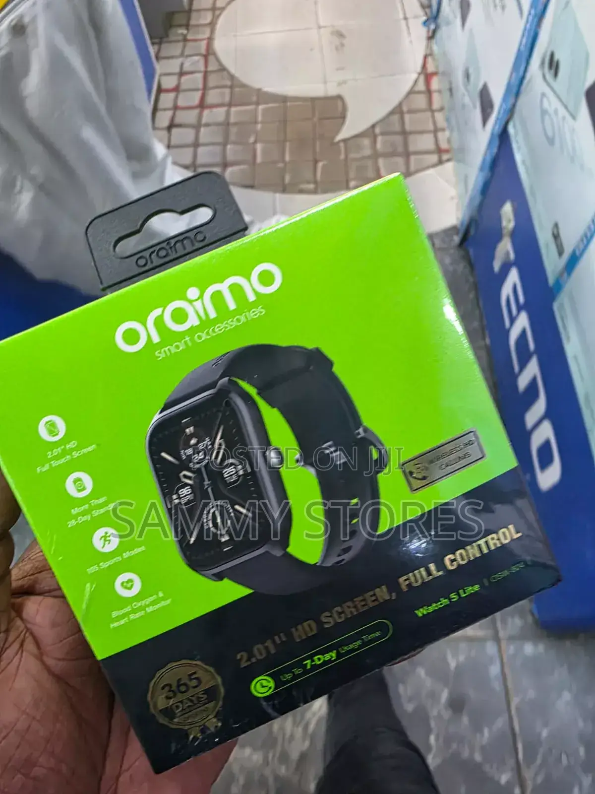 Orimo 2.01" HD Full Control Smartwatch – Sports Health Tracker