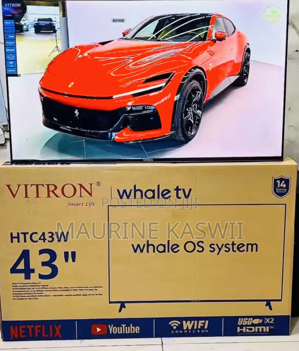 Vitron 43”whale TV -Htc43w