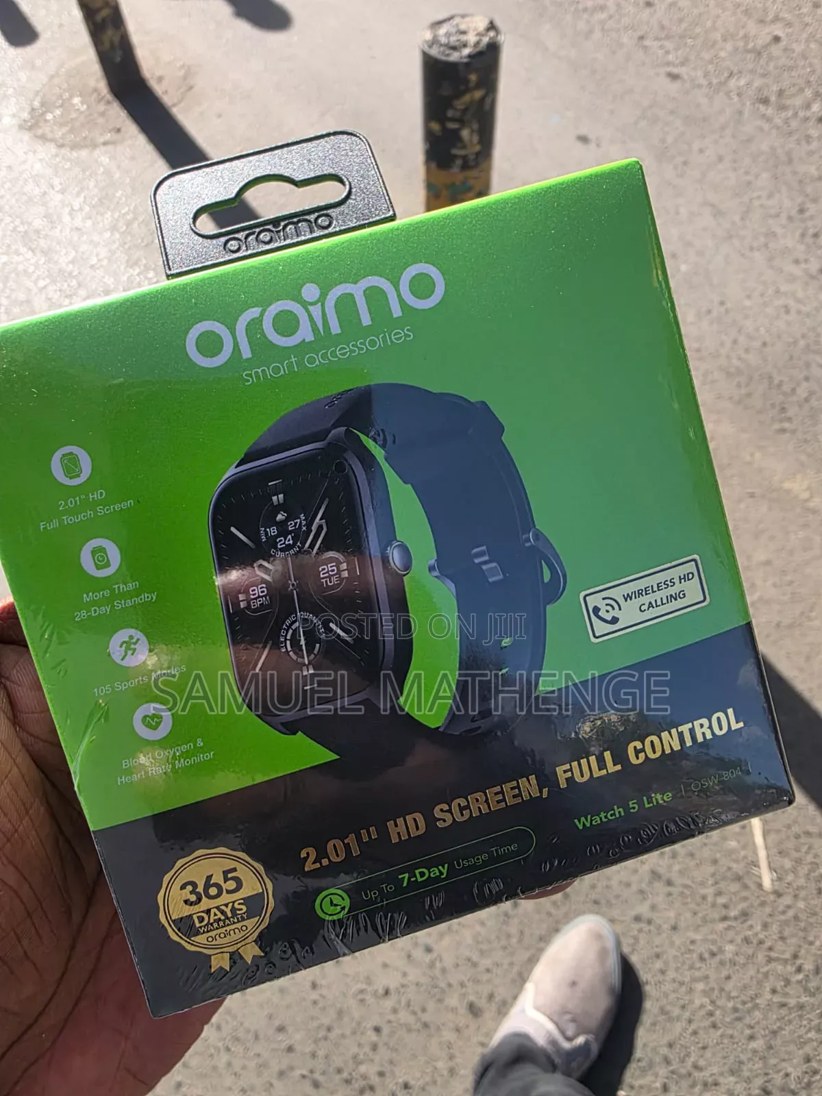 Orimo Full Touch Smart Watch With Heart Rate Monitoring
