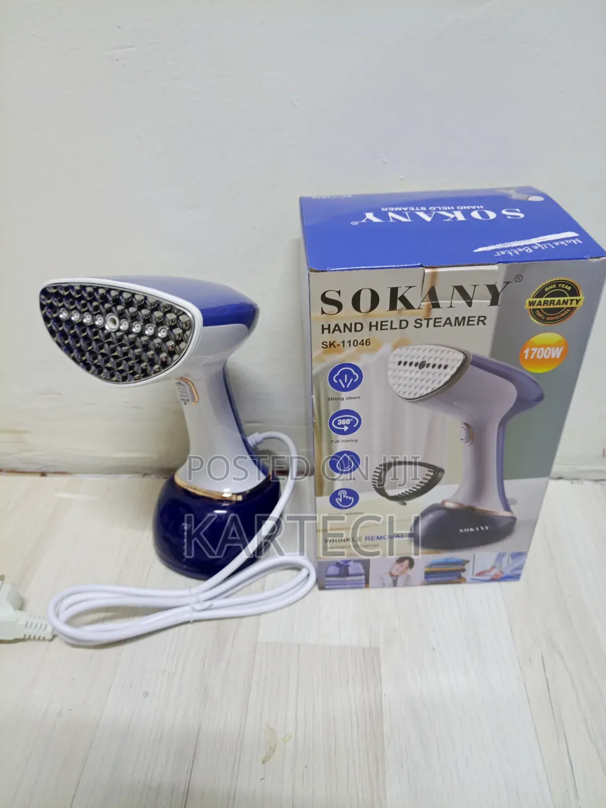 Sokany Handheld Steam Garment Wrinkle Remover – 1700W