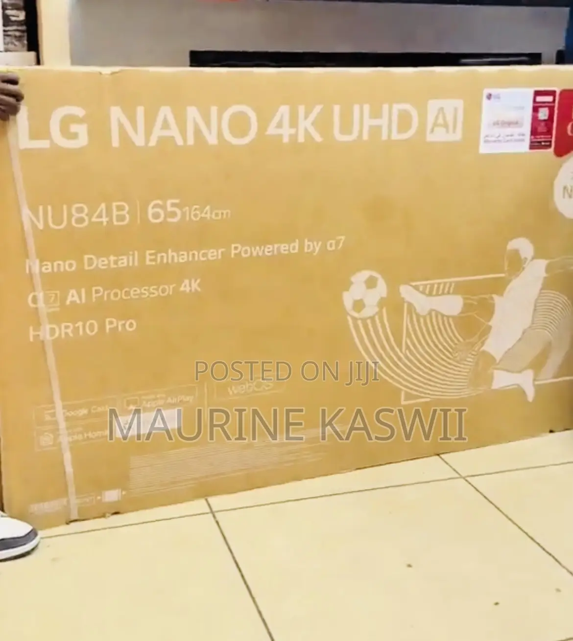 LG 65′′ 65nu840b6la Nano Ai Smart TV