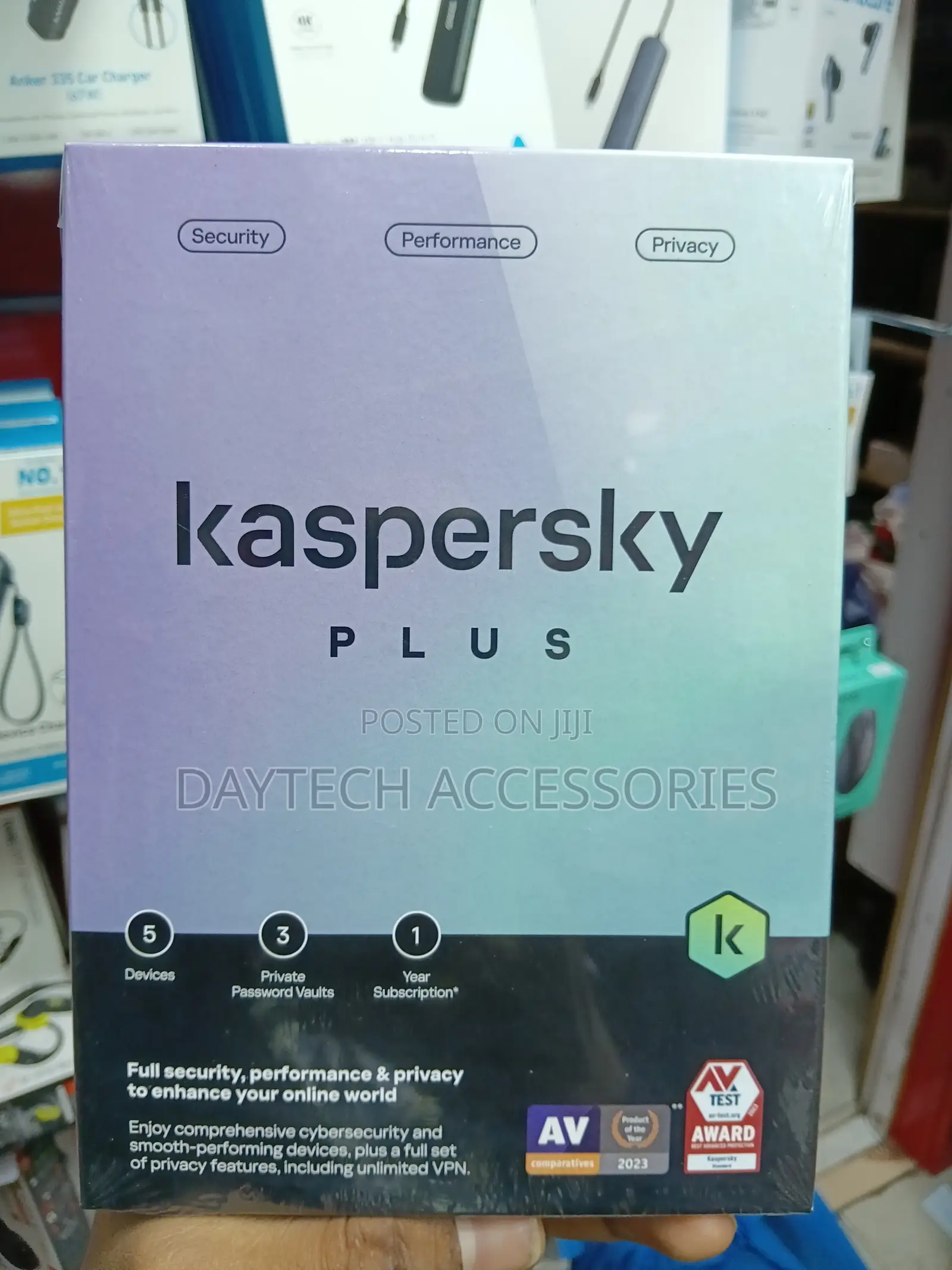 Kaspersky Plus Internet Security 5 Devices 1 Year – KL1042Q5EFS