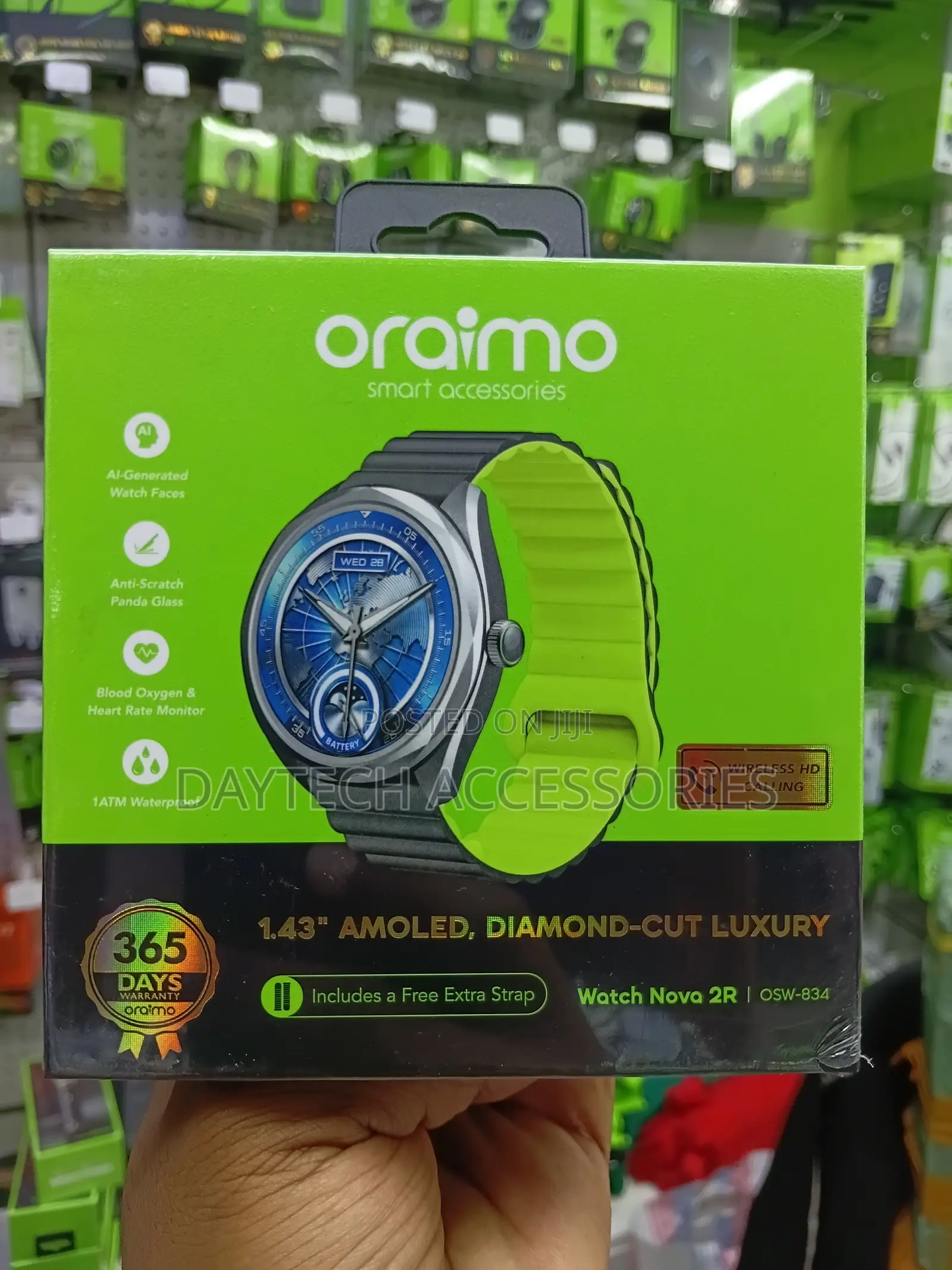Oraimo Watch Nova 2R AMOLED OSW-834 Unisex Smartwatch