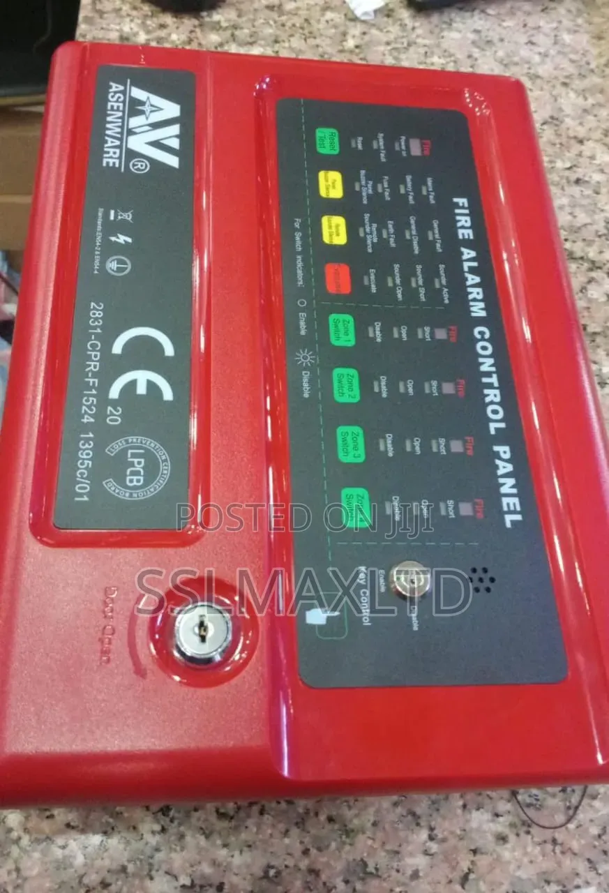 8 Zone Convectional Fire Alarm Panel.