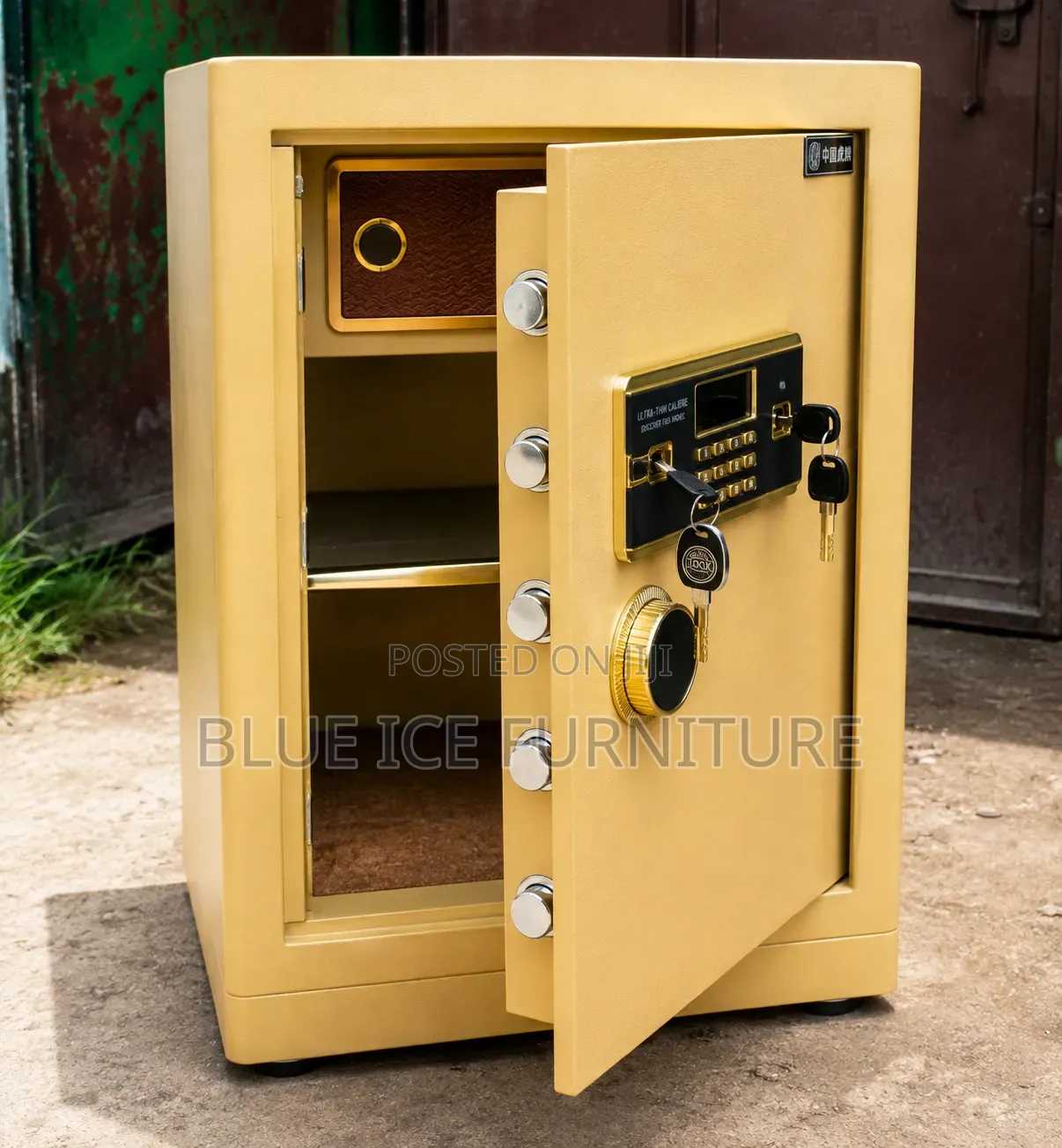 Safe Box;Safe Box With Digital Lock & Key –Heavy Duty Home Office Safe